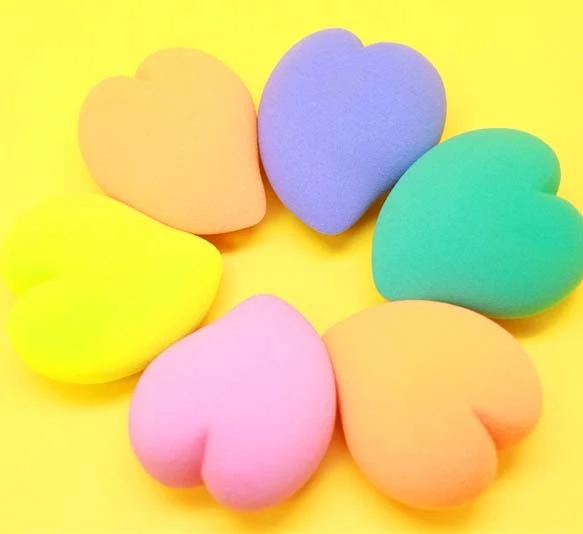 novelty heart makeup sponge puff (2)
