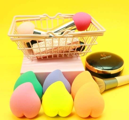 novelty heart makeup sponge puff (3)