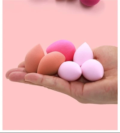 Mini Makeup daim txhuam cev Plush Puff Blender
